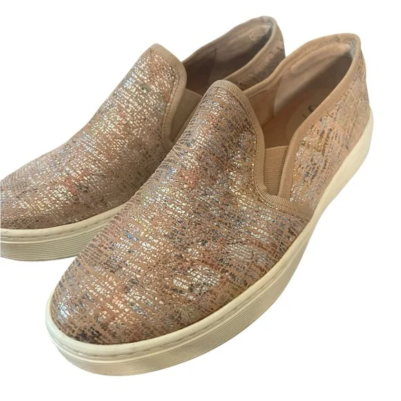 Sofft Tan Leather Slip-On Shoes - Picture 2 of 4